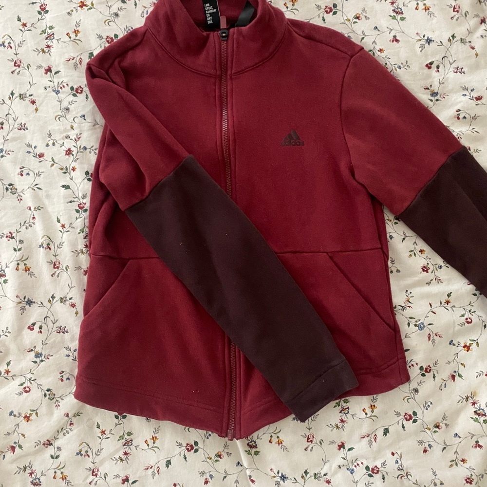 Colorblock Adidas Zip Up